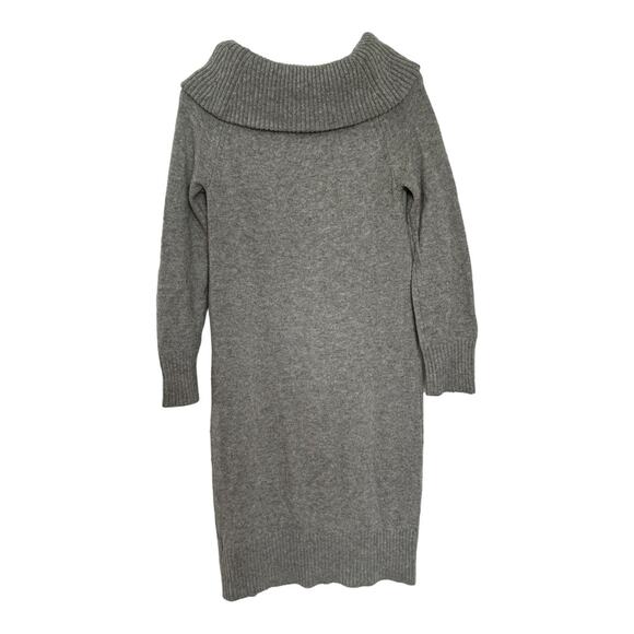 UNIGLO sweater dress with large turtleneck in gray size small - Picture 16 of 16